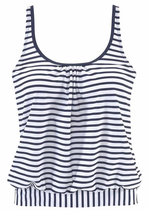 VENICE BEACH Tankini 'Summer'  navy / hvid