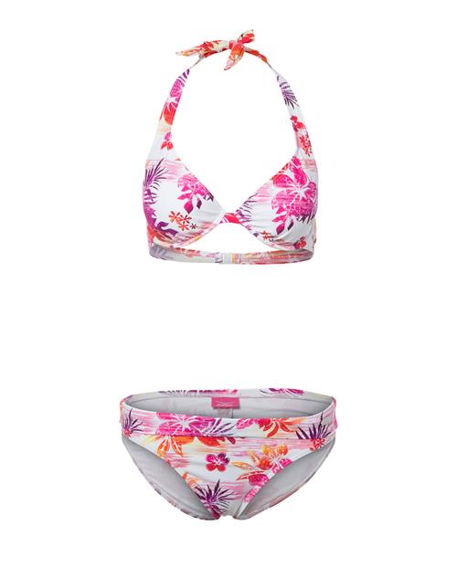 VENICE BEACH Bikini  pink / hvid