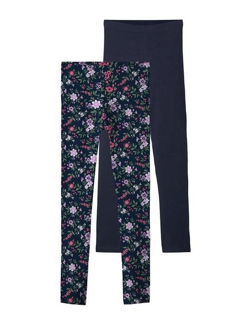 Se NAME IT Leggings 'VIVIAN'  safir / græsgrøn / lyselilla / fuchsia ved About You