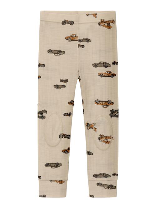 NAME IT Leggings 'Wang'  lysebeige / okker / oliven / sort