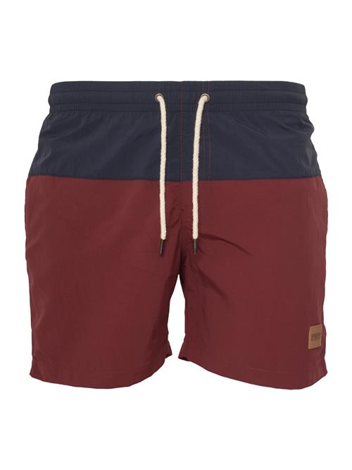 Urban Classics Badeshorts  navy / burgunder