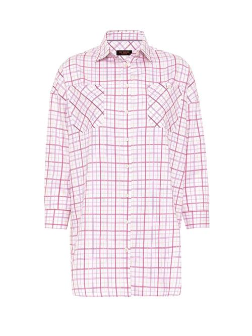 By Diess Collection Bluse  pink / hvid