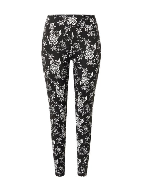 Urban Classics Leggings  sort / hvid