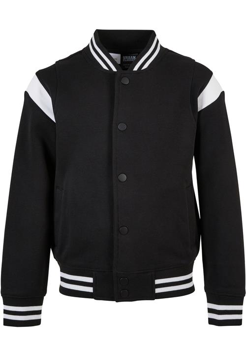 Urban Classics Sweatjakke 'Inset'  sort / hvid