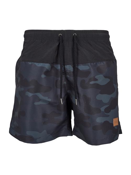 Urban Classics Badeshorts  røgblå / dueblå / sort