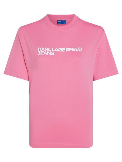 Se KARL LAGERFELD JEANS Shirts  pink / hvid ved About You