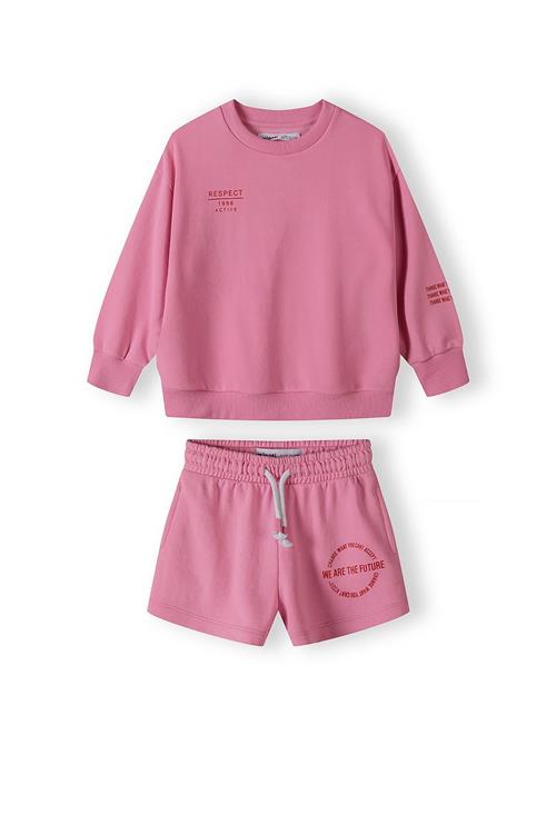 MINOTI Joggingdragt  pink / gammelrosa