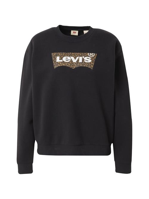 Se LEVI'S ® Sweatshirt 'Anne's'  brun / sort / hvid ved About You