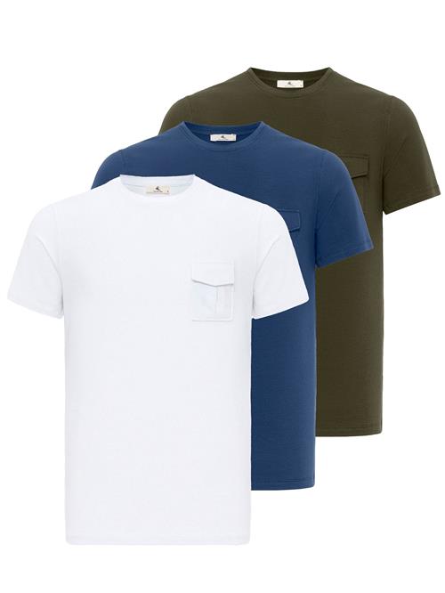 Daniel Hills Bluser & t-shirts  blå / khaki / hvid