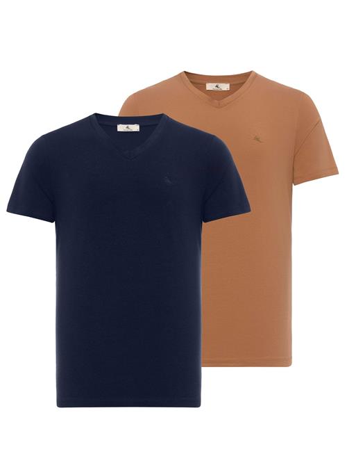 Daniel Hills Bluser & t-shirts  navy / lysebrun