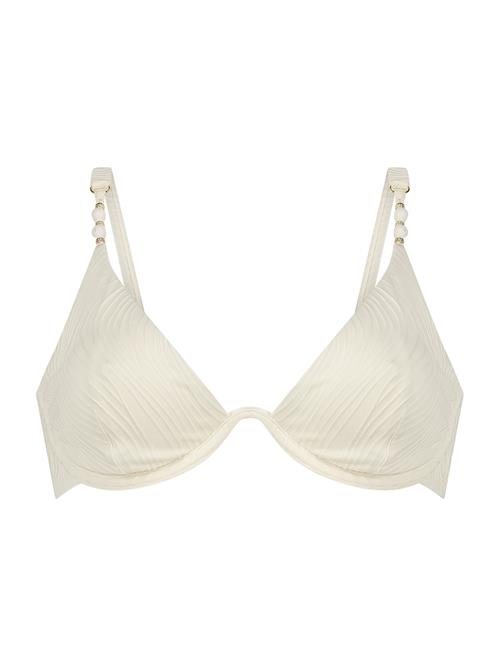 Se Hunkemöller Bikinioverdel 'Cozumel'  guld / transparent / hvid ved About You