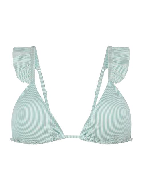 Se Hunkemöller Bikinioverdel 'Fiji'  lysegrøn / hvid ved About You