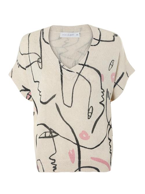 Se TATUUM Pullover 'HELEN'  beige / pink / sort ved About You