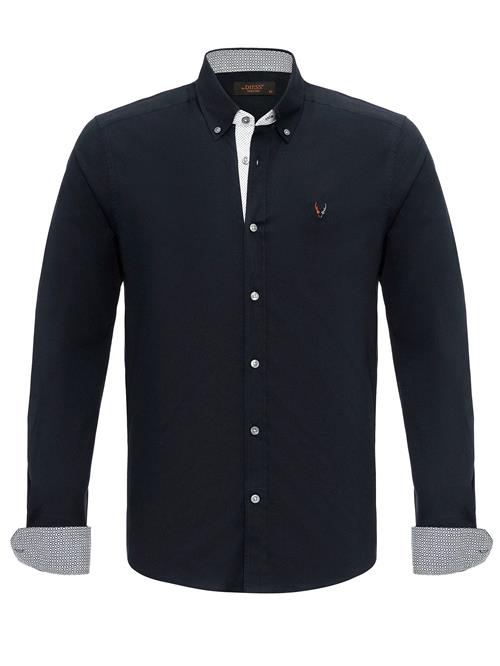 By Diess Collection Skjorte  navy / grå / blodrød