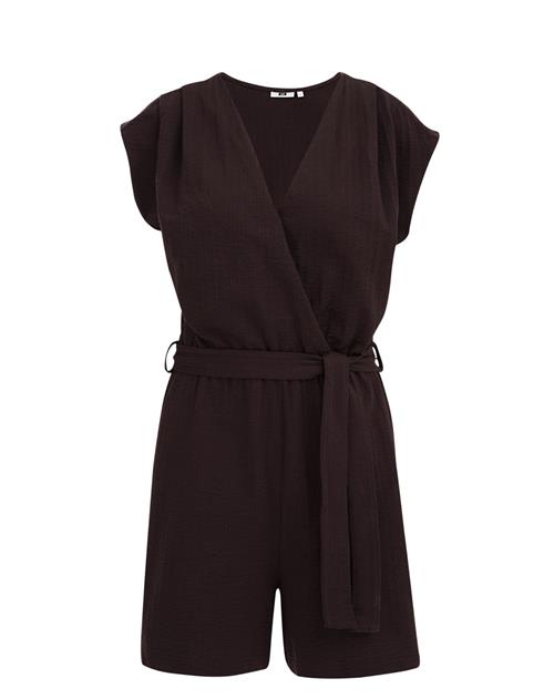 Se WE Fashion Jumpsuit  mørkebrun ved About You