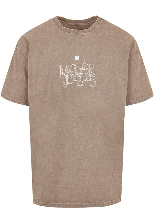 MJ Gonzales Bluser & t-shirts 'Classic V.1'  mørkebeige / hvid