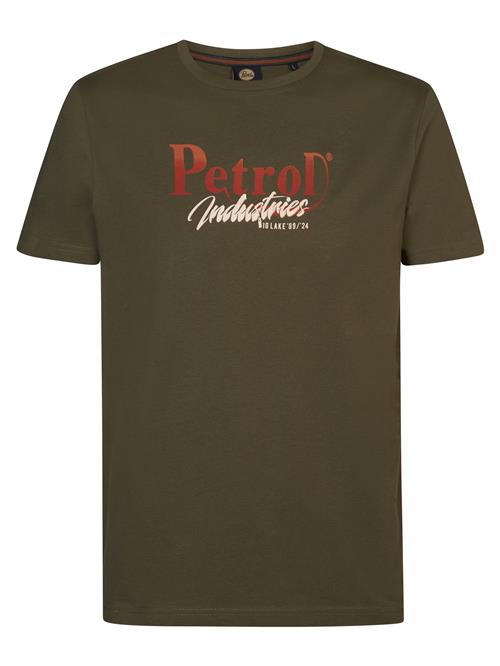 Petrol Industries Bluser & t-shirts 'Porcupine'  beige / oliven / orange / rød