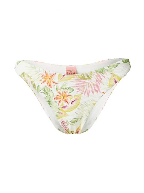 Hunkemöller Bikinitrusse 'Tropics'  lysegrøn / orange / hvid