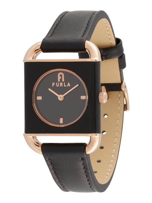 FURLA Analogt ur  rosa guld / sort