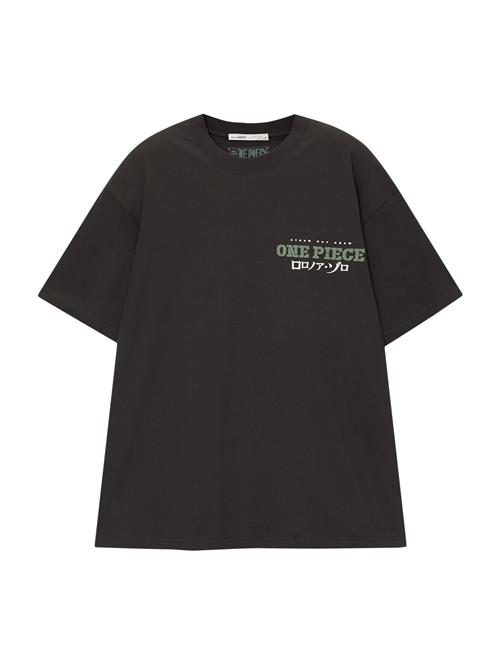 Pull&Bear Bluser & t-shirts  antracit / grøn / hvid