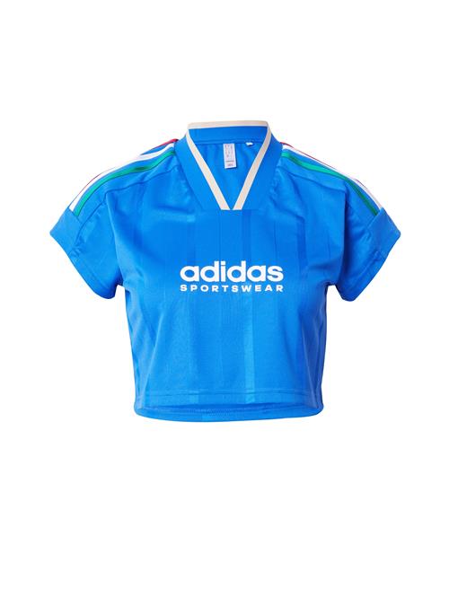 Se ADIDAS SPORTSWEAR Funktionsbluse 'TIRO'  blå / smaragd / rød / hvid ved About You