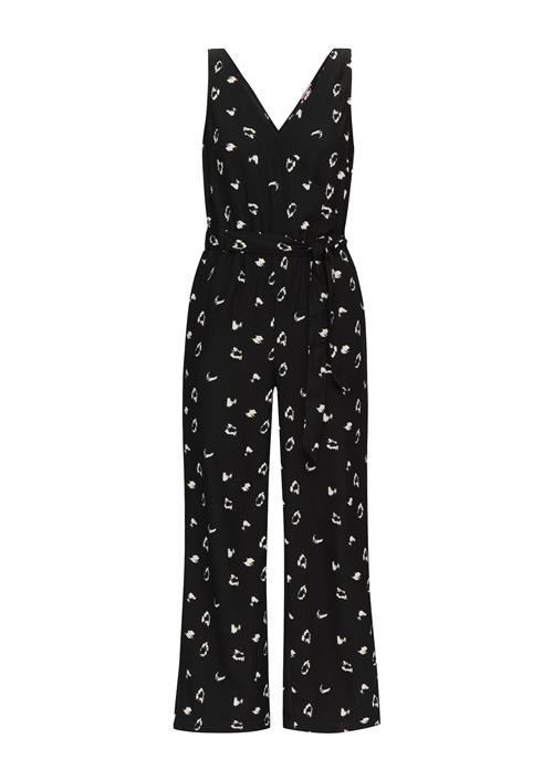 QS Jumpsuit  sort / hvid