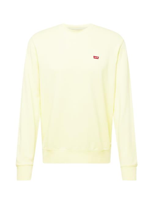 LEVI'S ® Sweatshirt 'Original Housemark Sweatshirt'  lysegul / rød / hvid