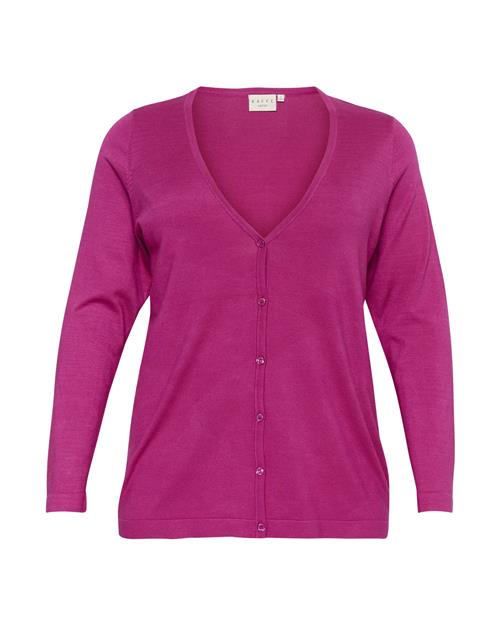 Se KAFFE CURVE Cardigan 'Farsia'  fuchsia ved About You