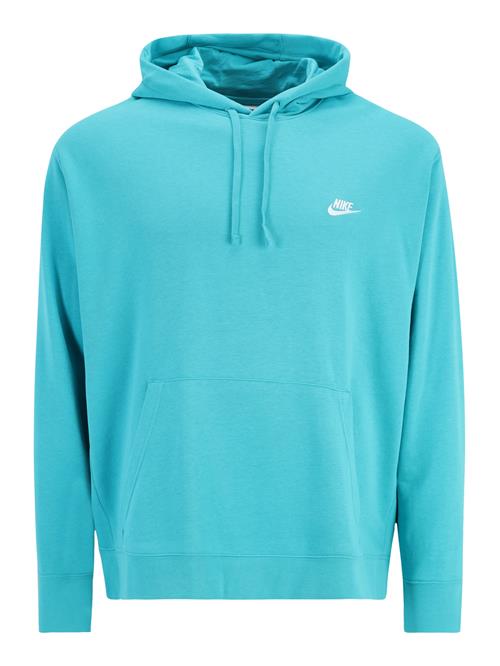 Se Nike Sportswear Sweatshirt 'Club'  aqua / hvid ved About You