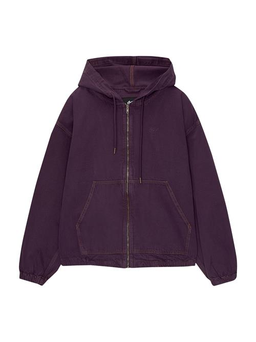 Pull&Bear Overgangsjakke  aubergine