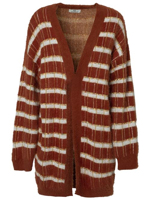 Influencer Cardigan  beige / rød