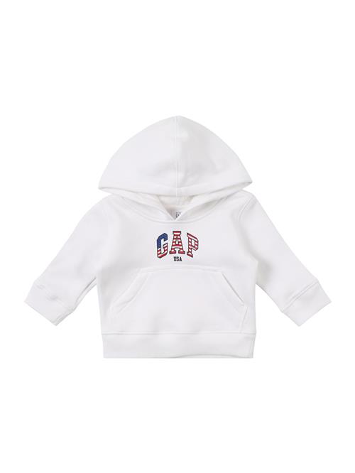 Se GAP Sweatshirt 'NOVELTY USA'  navy / rød / sort / hvid ved About You