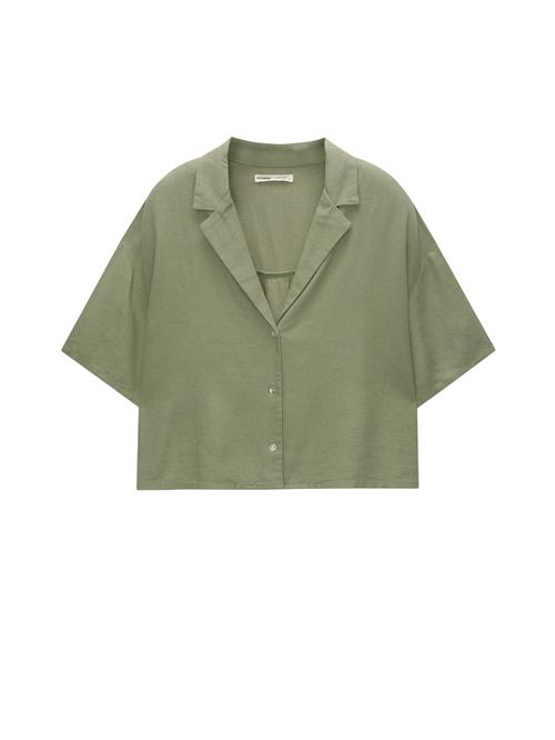 Pull&Bear Bluse  khaki