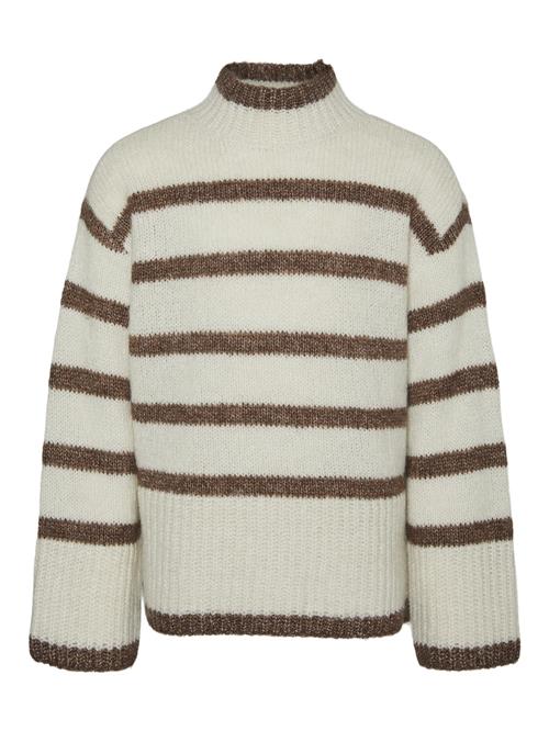 Vero Moda Girl Pullover 'WIONA'  brun / lysegrå