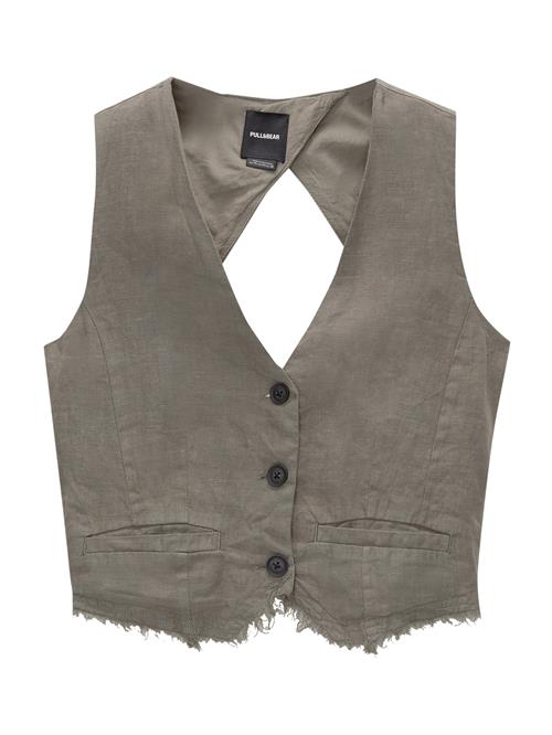 Pull&Bear Vest  mørkegrå