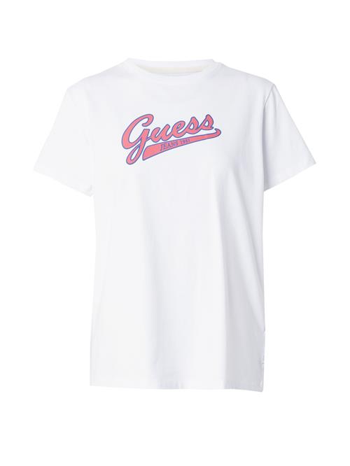 GUESS JEANS Shirts  blå / pastelrød / hvid