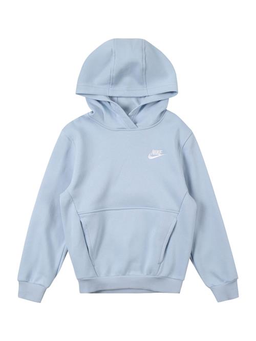 Nike Sportswear Sweatshirt 'CLUB FLEECE'  pastelblå / hvid