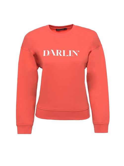 FRESHLIONS Sweatshirt 'Darlin'  rød / hvid