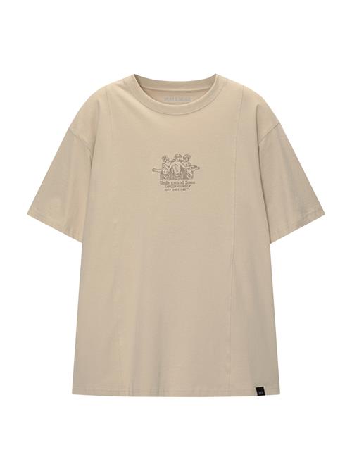 Pull&Bear Bluser & t-shirts  beige / oliven