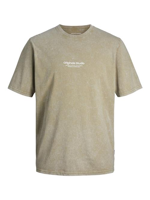 Jack & Jones Junior Shirts  beige-meleret / hvid