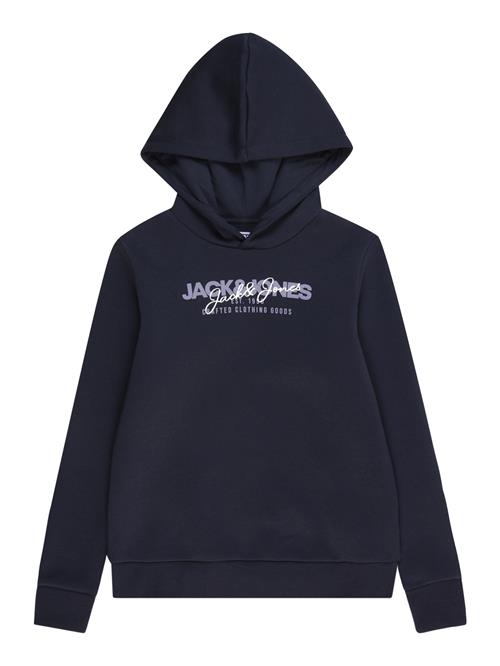 Jack & Jones Junior Sweatshirt 'Alvis'  navy / lavendel / hvid