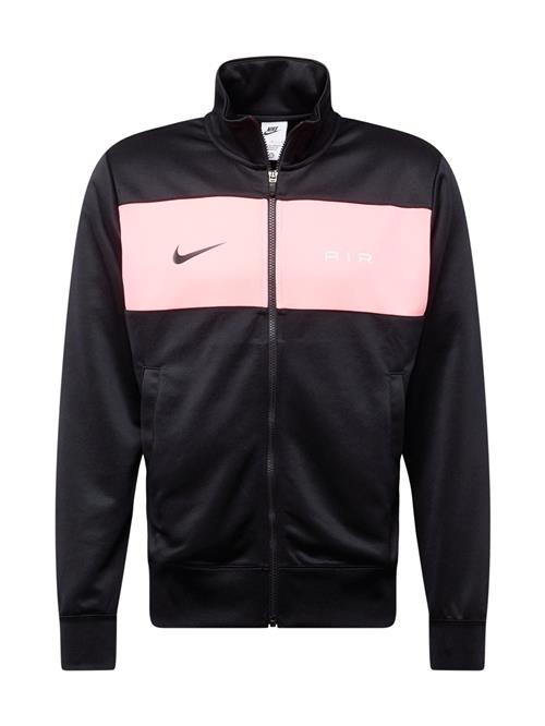 Nike Sportswear Overgangsjakke 'AIR'  lyserød / sort / hvid