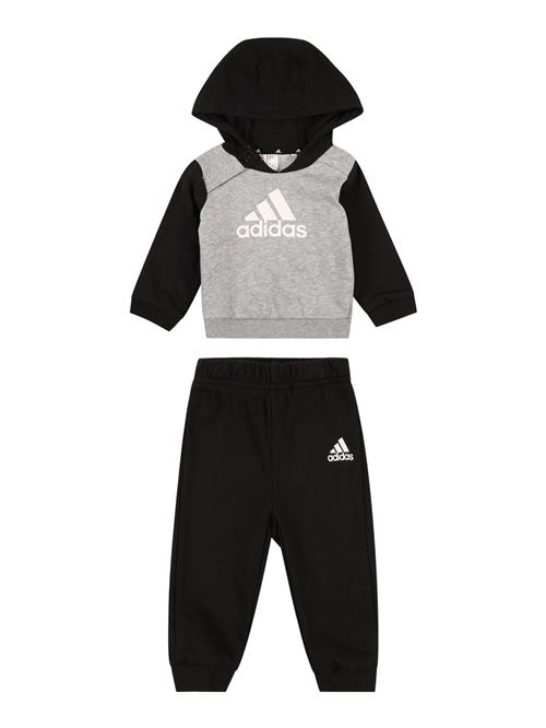 ADIDAS SPORTSWEAR Træningsdragt 'Essentials'  grå / sort / hvid