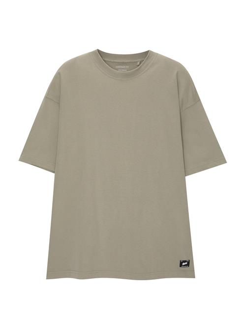 Se Pull&Bear Bluser & t-shirts  khaki / sort / hvid ved About You