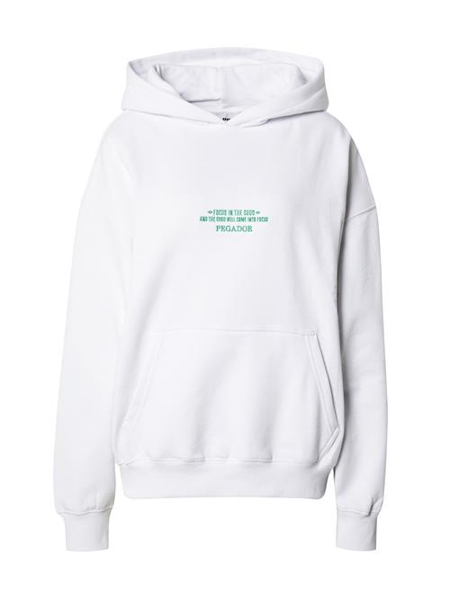 Se Pegador Sweatshirt 'NAIA'  græsgrøn / hvid ved About You