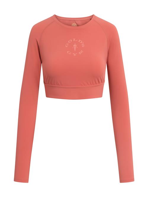 Se GOLD´S GYM APPAREL Funktionsbluse 'HELEN'  guld / laks ved About You