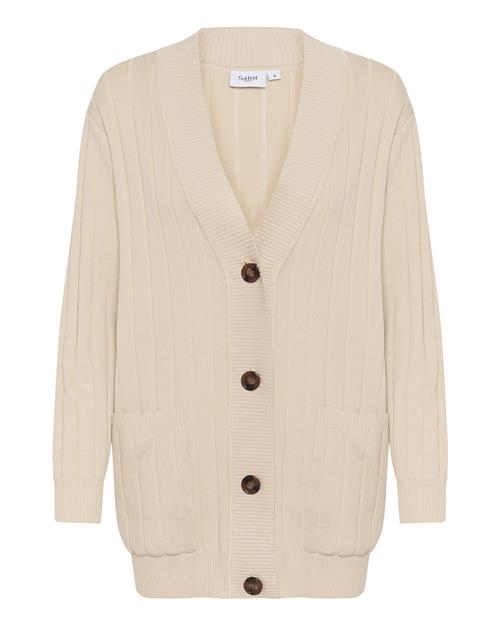 Se SAINT TROPEZ Cardigan 'Fumiko'  creme ved About You