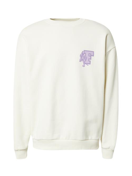 DAN FOX APPAREL Sweatshirt 'Jesper'  pastelgul / lilla / lilla