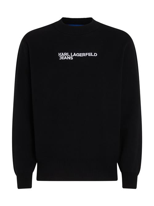 KARL LAGERFELD JEANS Sweatshirt  sort / hvid