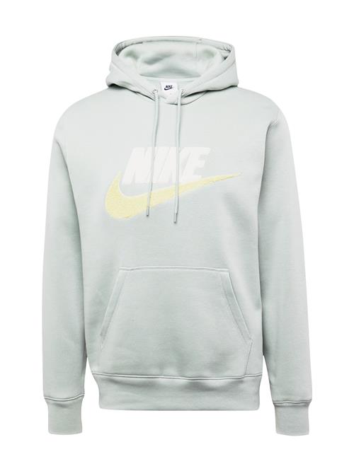 Se Nike Sportswear Sweatshirt 'CLUB'  gul / pastelgrøn / hvid ved About You